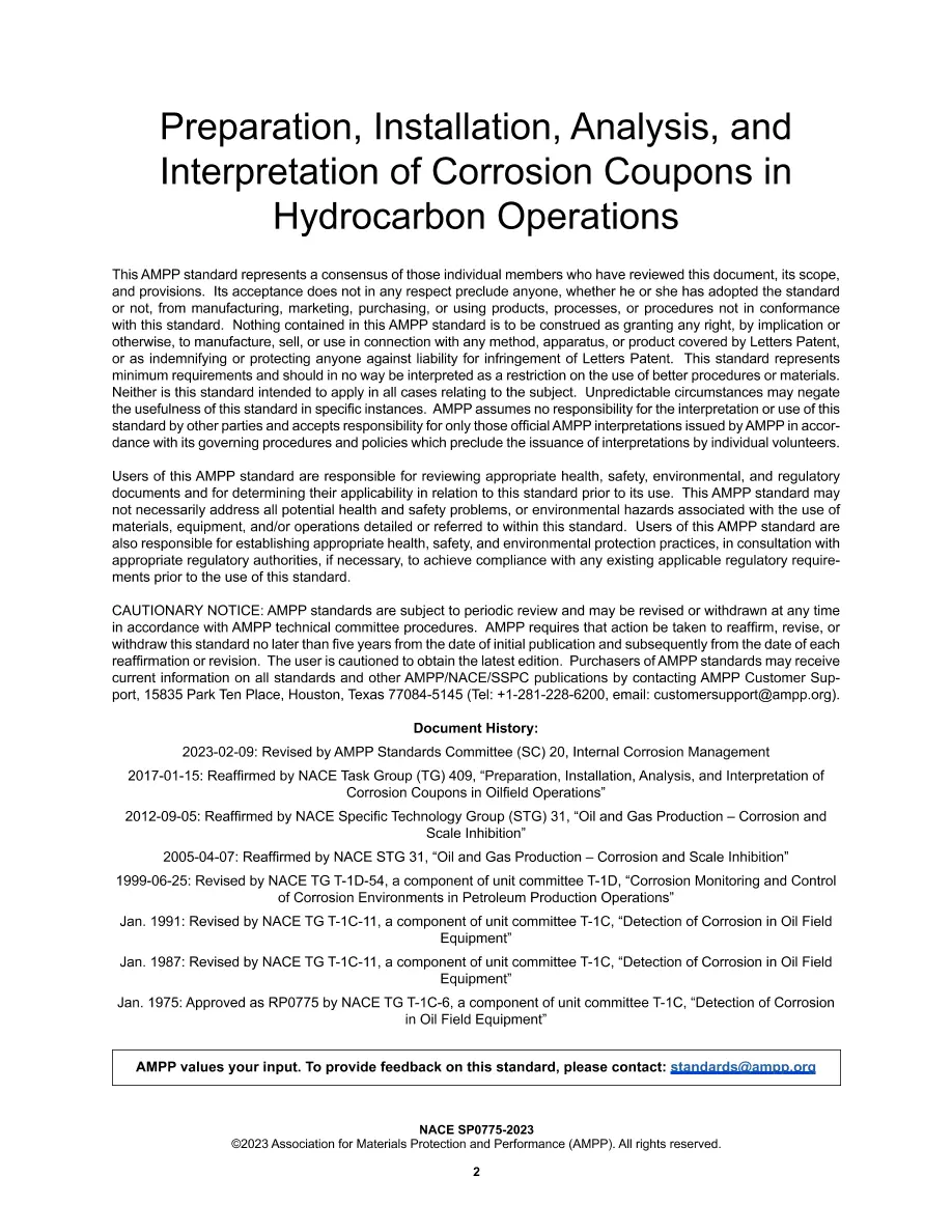 NACE SP0775-2023 NACE SP0775-2023 pdf