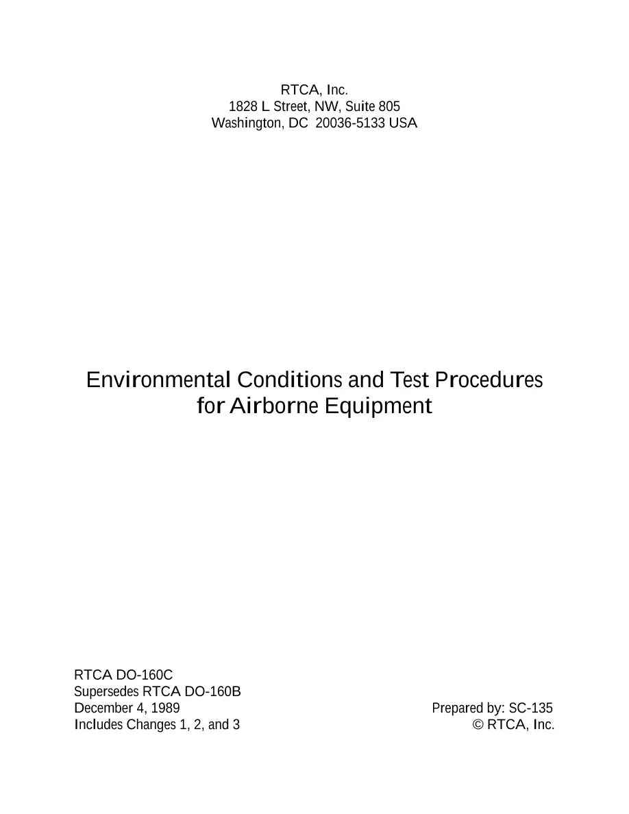 RTCA DO-160C pdf