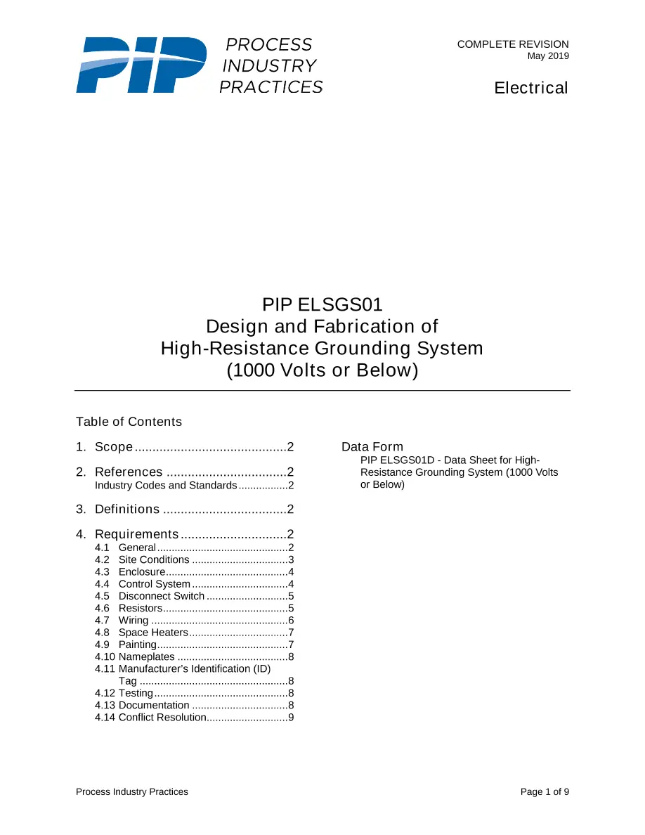 PIP ELSGS01 PIP ELSGS01 pdf