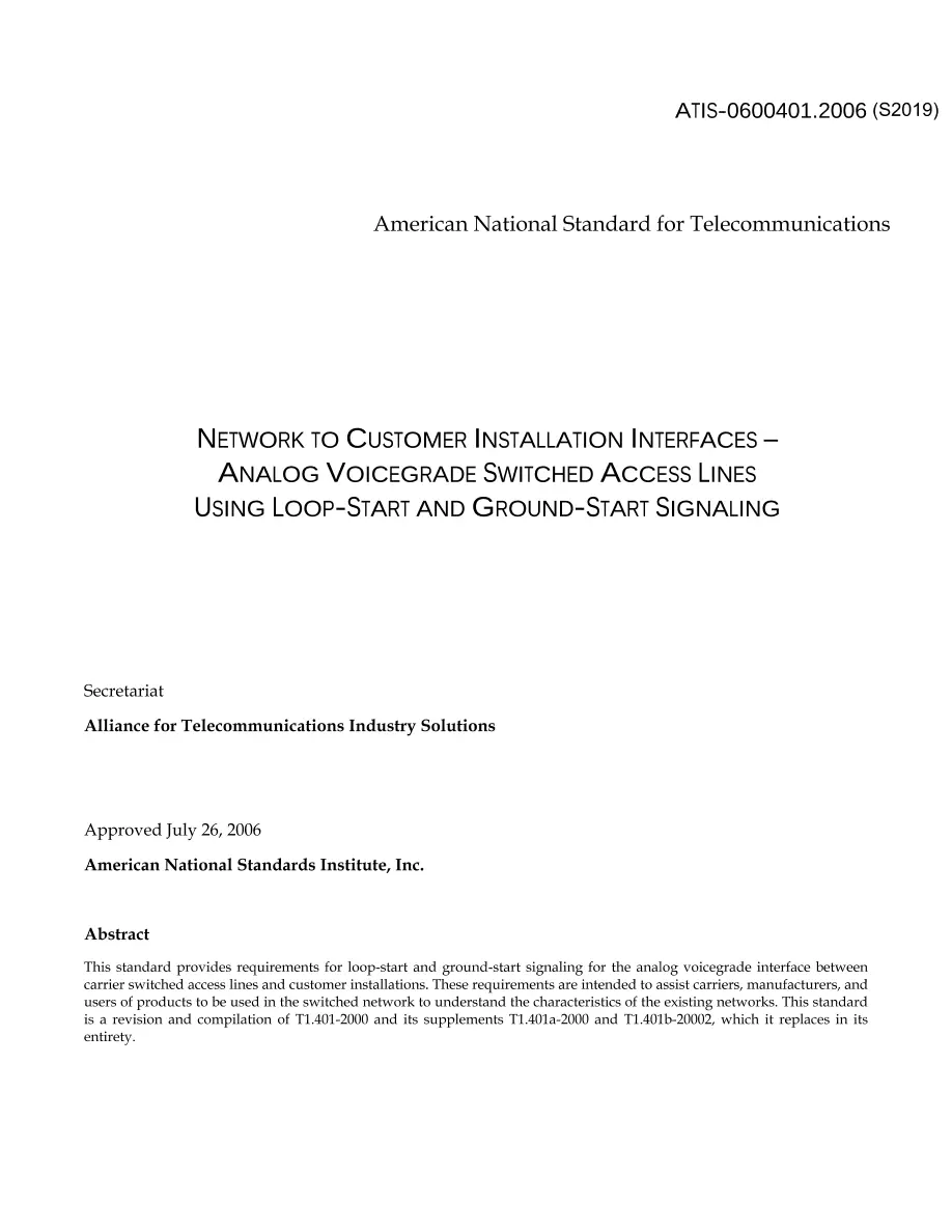 ATIS 0600401.2006(S2019) pdf