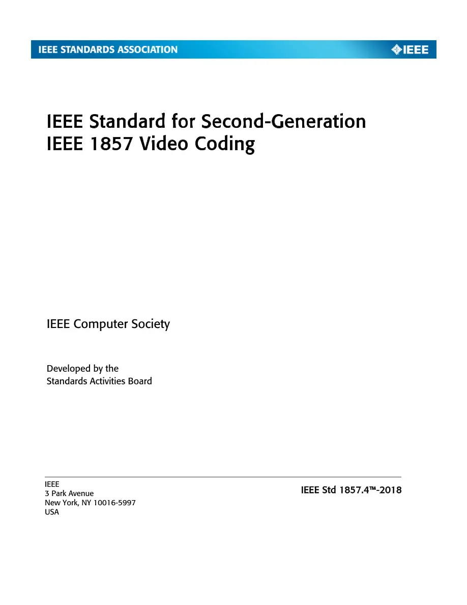 IEEE 1857.4-2018 IEEE 1857.4-2018 pdf