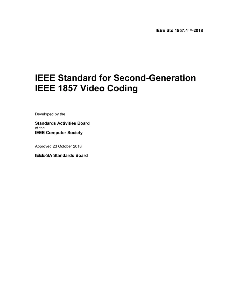 IEEE 1857.4-2018 IEEE 1857.4-2018 pdf