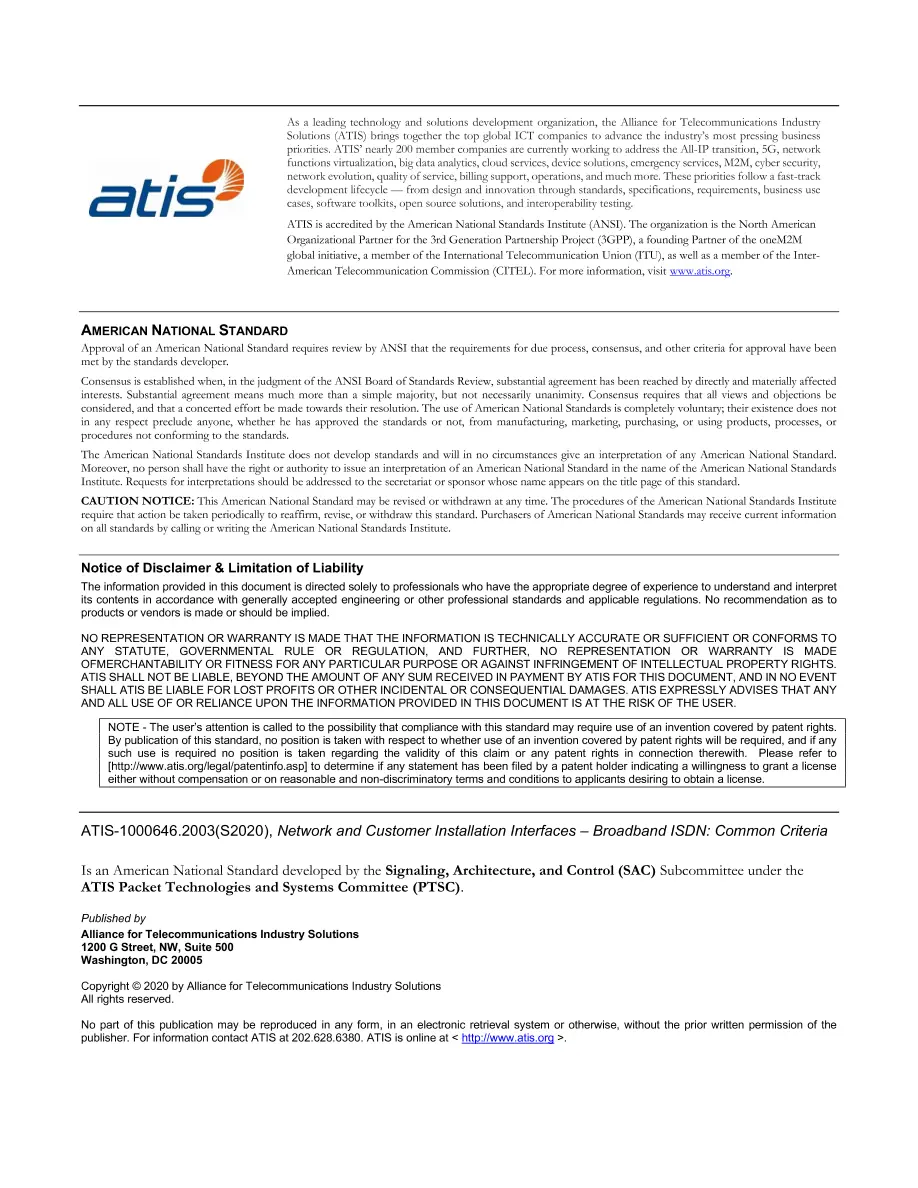 ATIS 1000646.2003(S2020) ATIS 1000646.2003(S2020) pdf