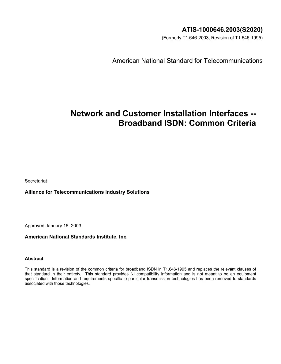 ATIS 1000646.2003(S2020) ATIS 1000646.2003(S2020) pdf