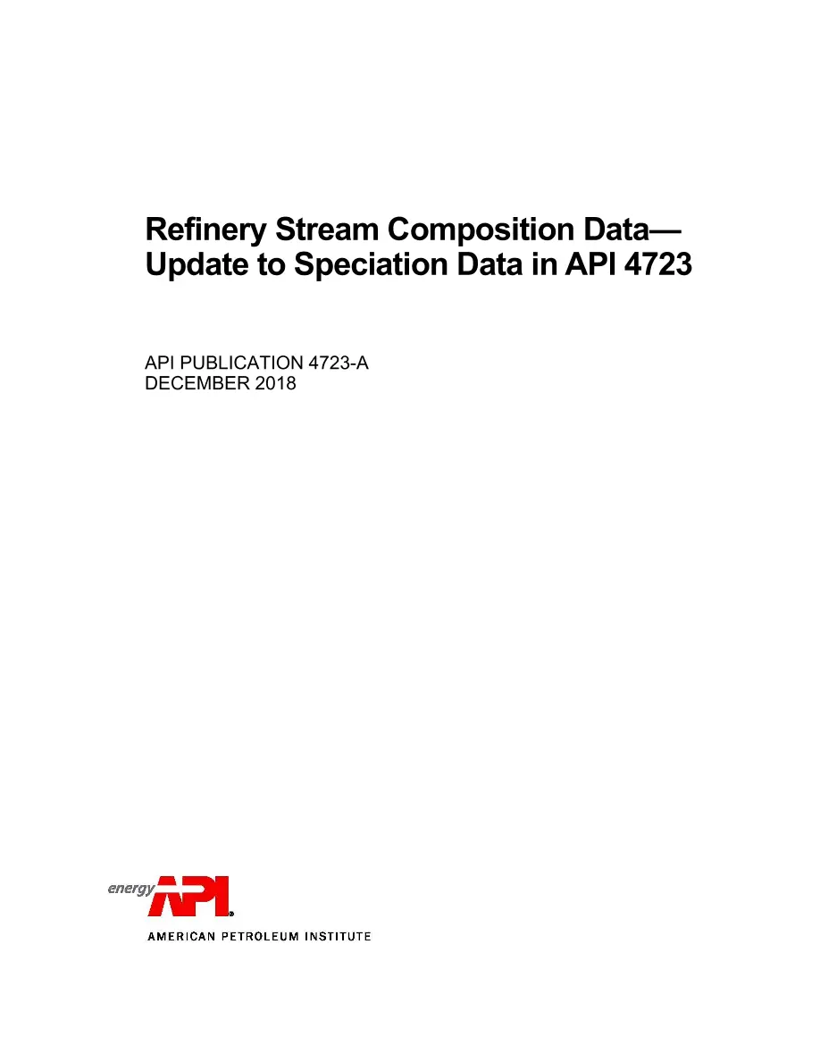 API Publ 4723-A API Publ 4723-A pdf