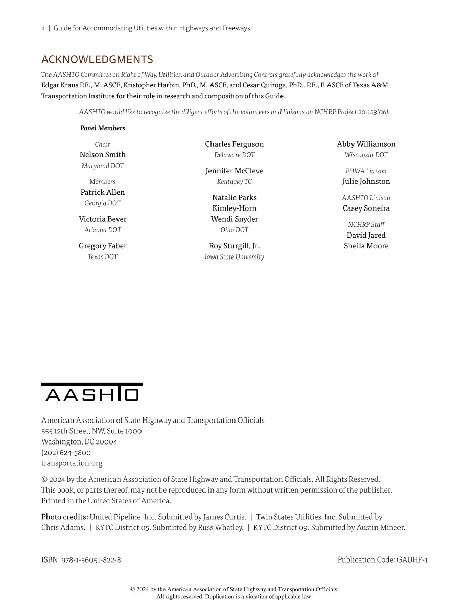 AASHTO GAUHF-1 AASHTO GAUHF-1 pdf