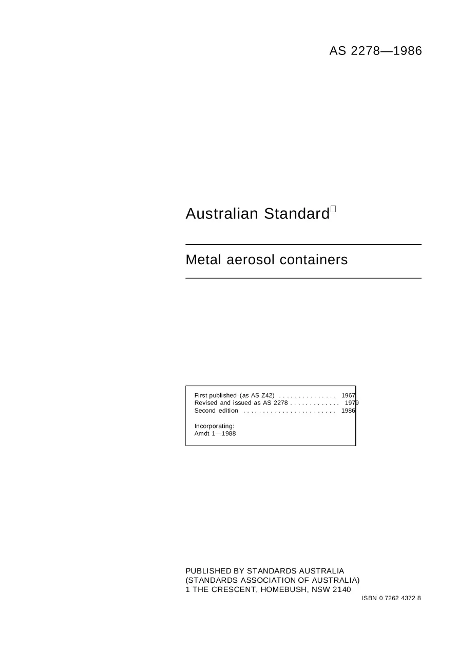 AS 2278-1986 AS 2278-1986 pdf