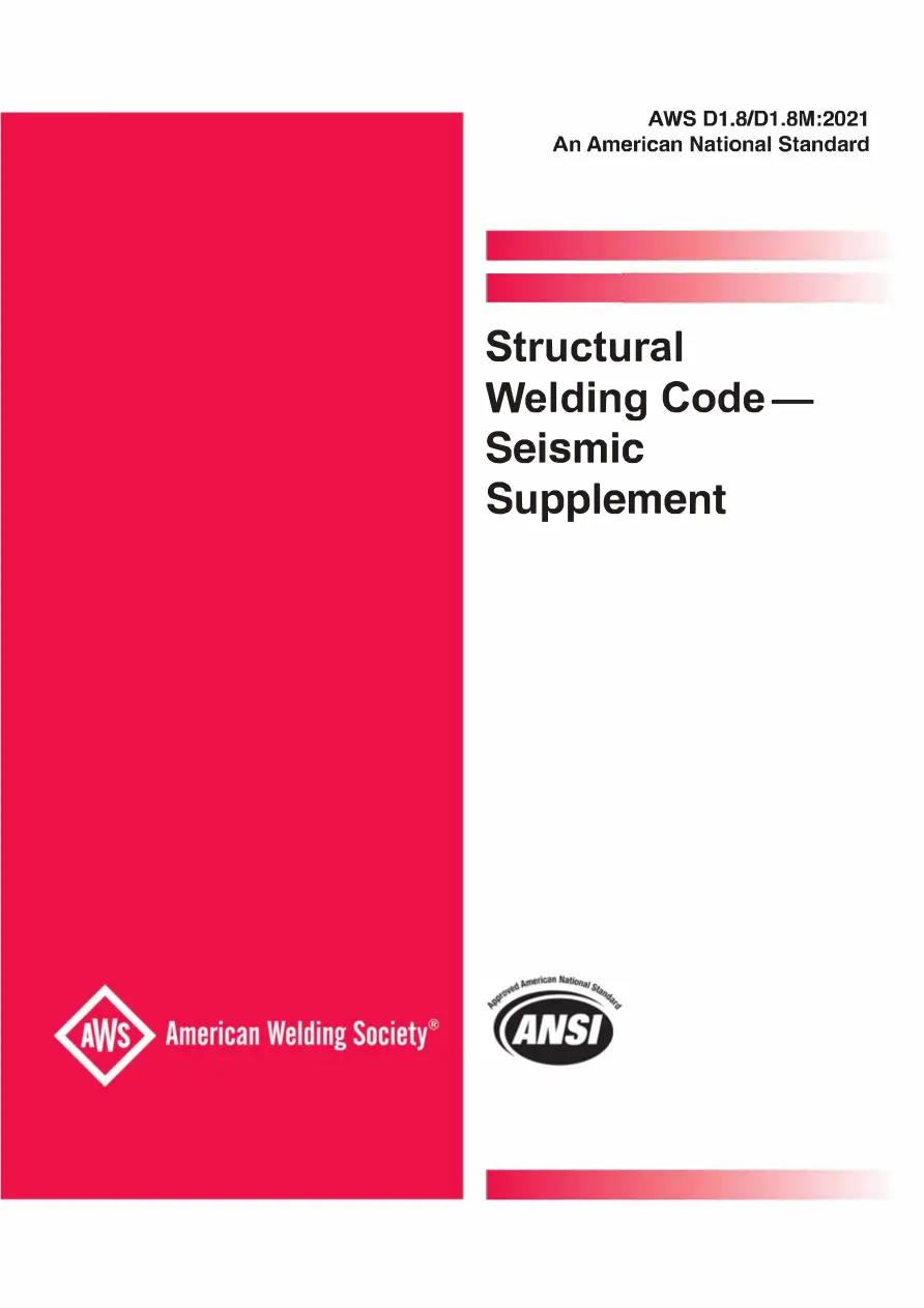 AWS D1.8/D1.8M-2021 AWS D1.8/D1.8M-2021 pdf