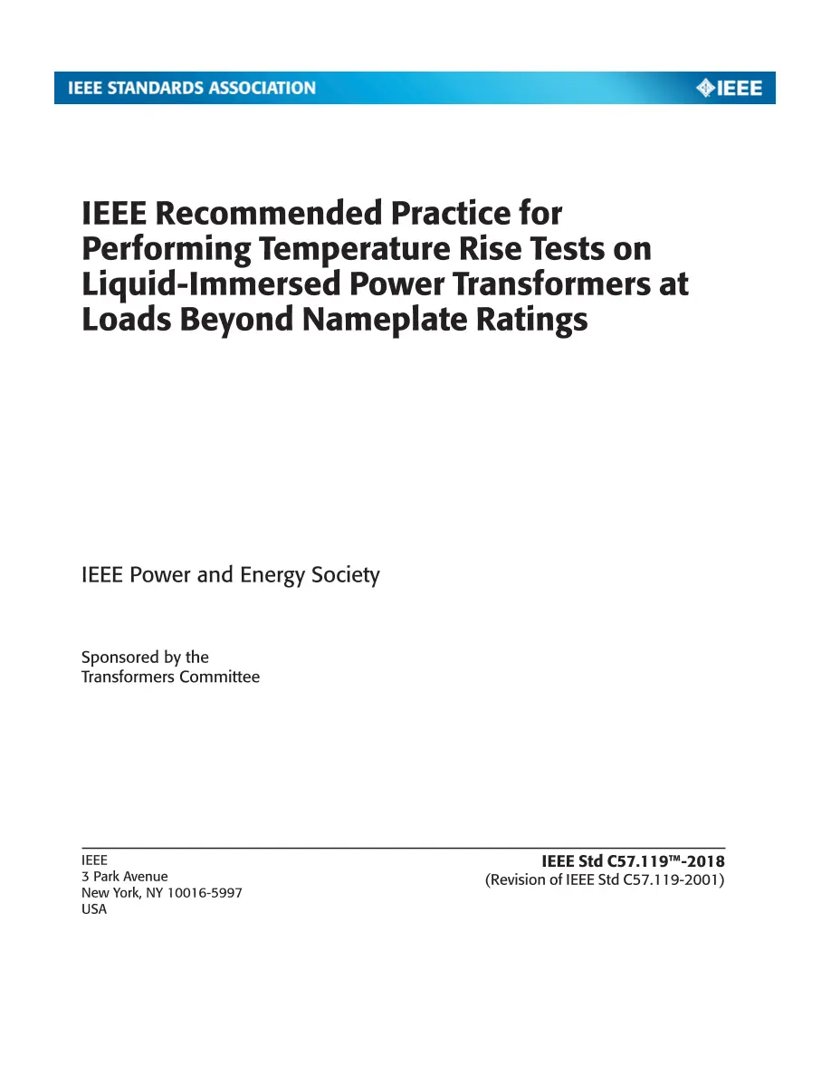 IEEE C57.119-2018 IEEE C57.119-2018 pdf