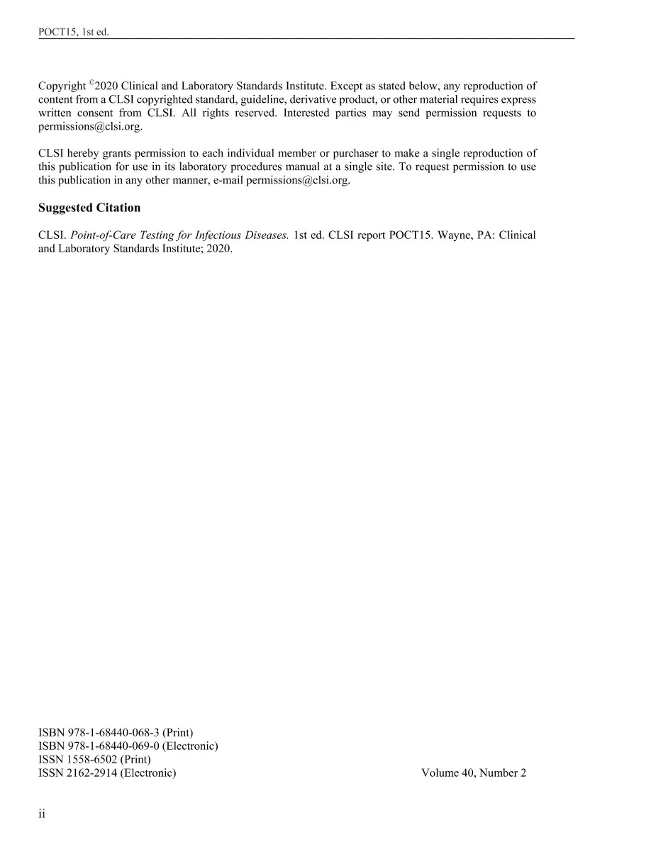 CLSI POCT15 CLSI POCT15 pdf
