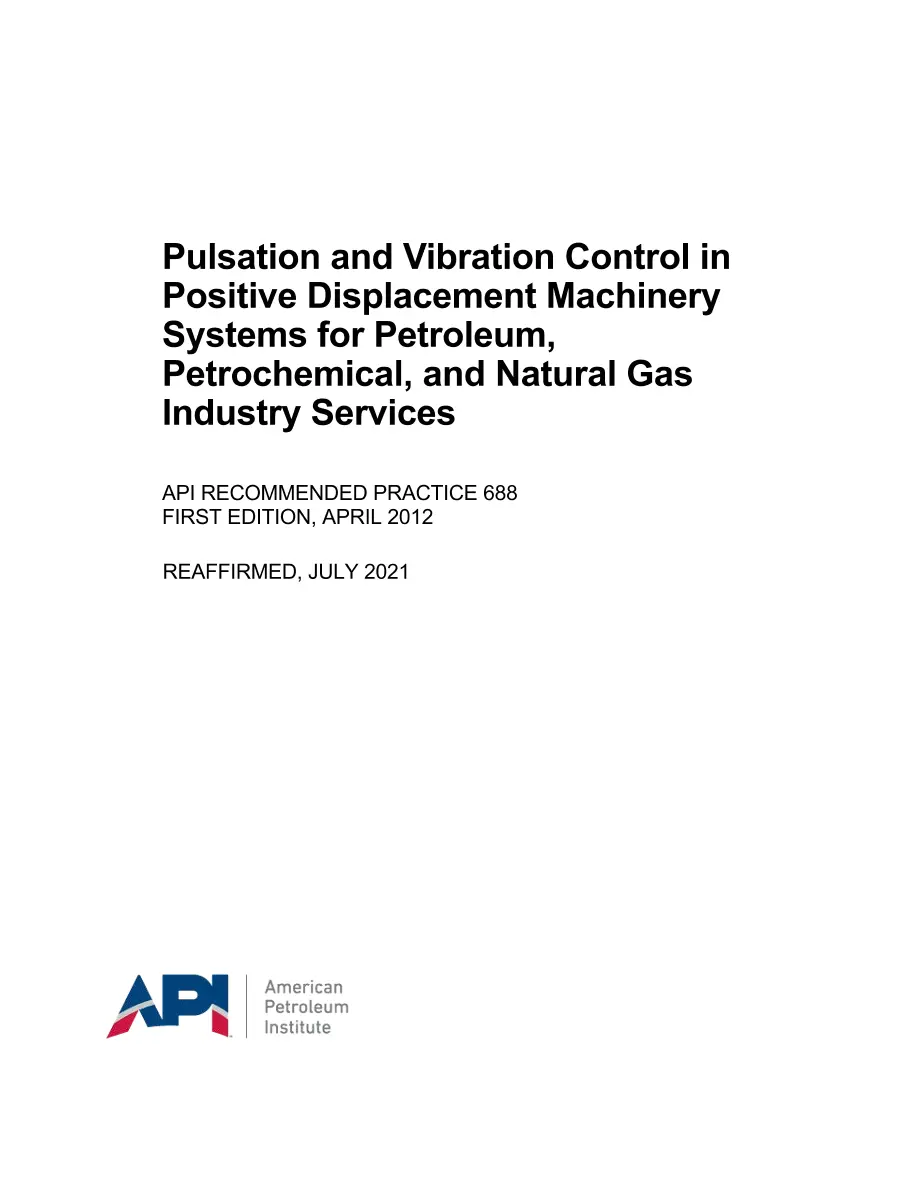 API RP 688 (R2021) API RP 688 (R2021) pdf