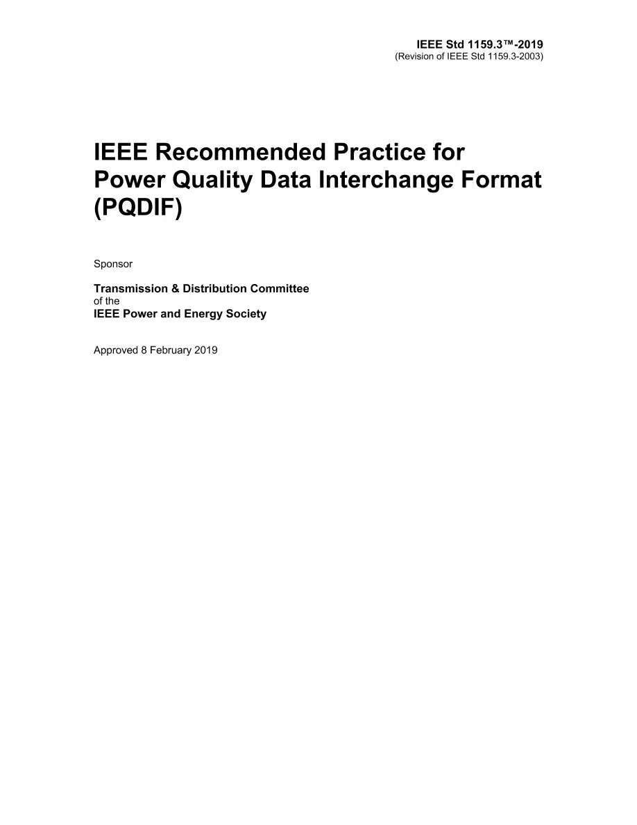 IEEE 1159.3-2019 IEEE 1159.3-2019 pdf