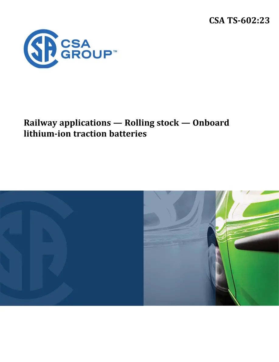 CSA TS-602:23 CSA TS-602:23 pdf