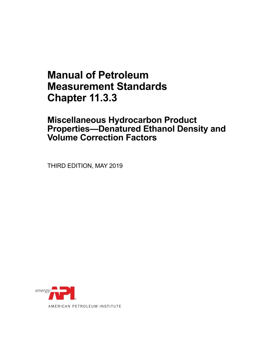 API MPMS Chapter 11.3.3 API MPMS Chapter 11.3.3 pdf