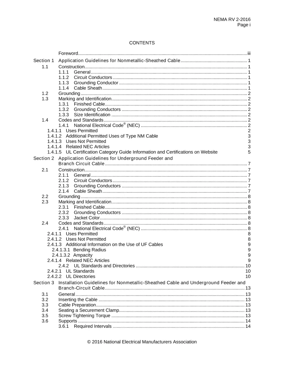 NEMA RV 2-2016 NEMA RV 2-2016 pdf