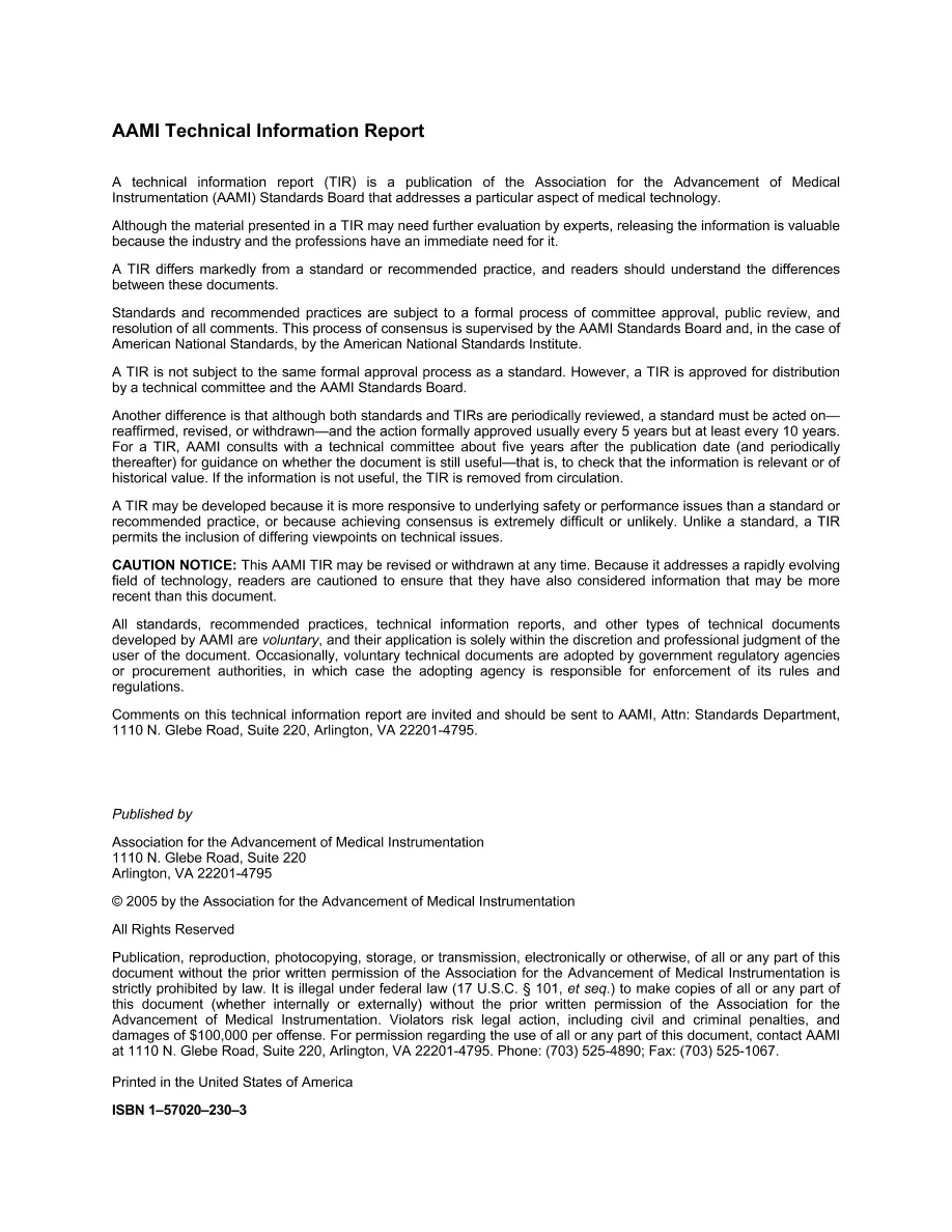 AAMI TIR12:2004 AAMI TIR12:2004 pdf