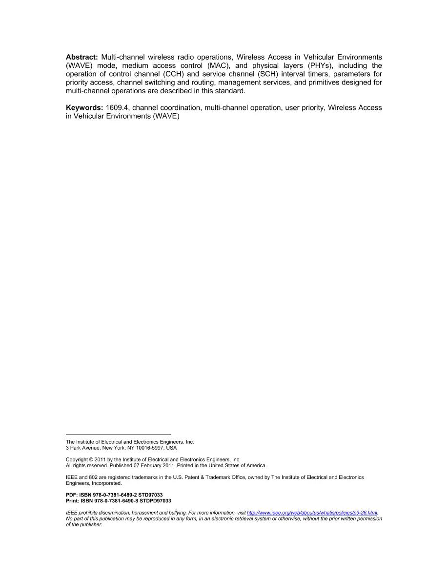 IEEE 1609.4-2010 IEEE 1609.4-2010 pdf