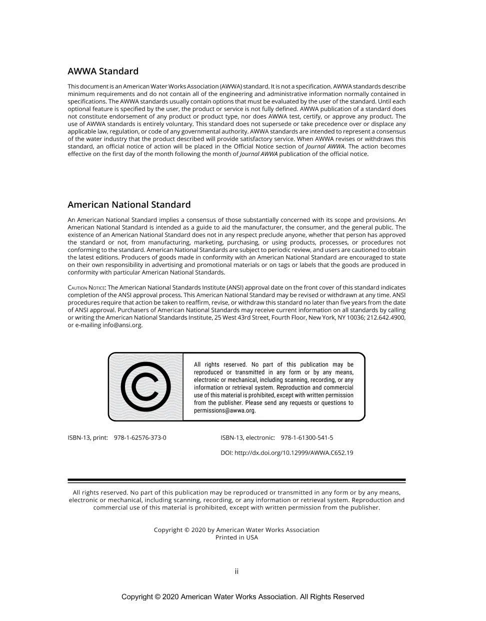 AWWA C652-19 AWWA C652-19 pdf