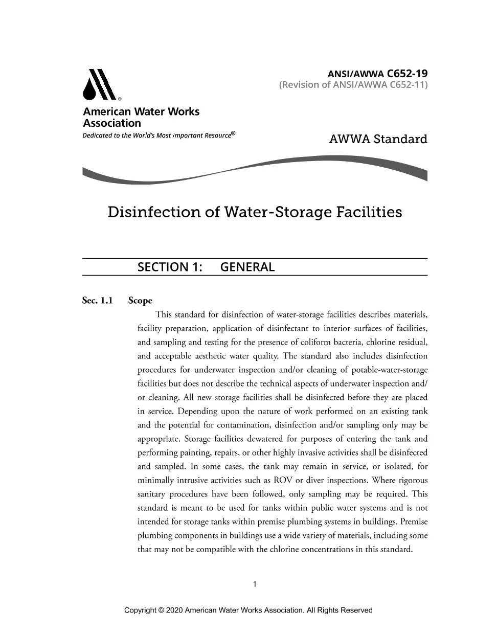 AWWA C652-19 AWWA C652-19 pdf