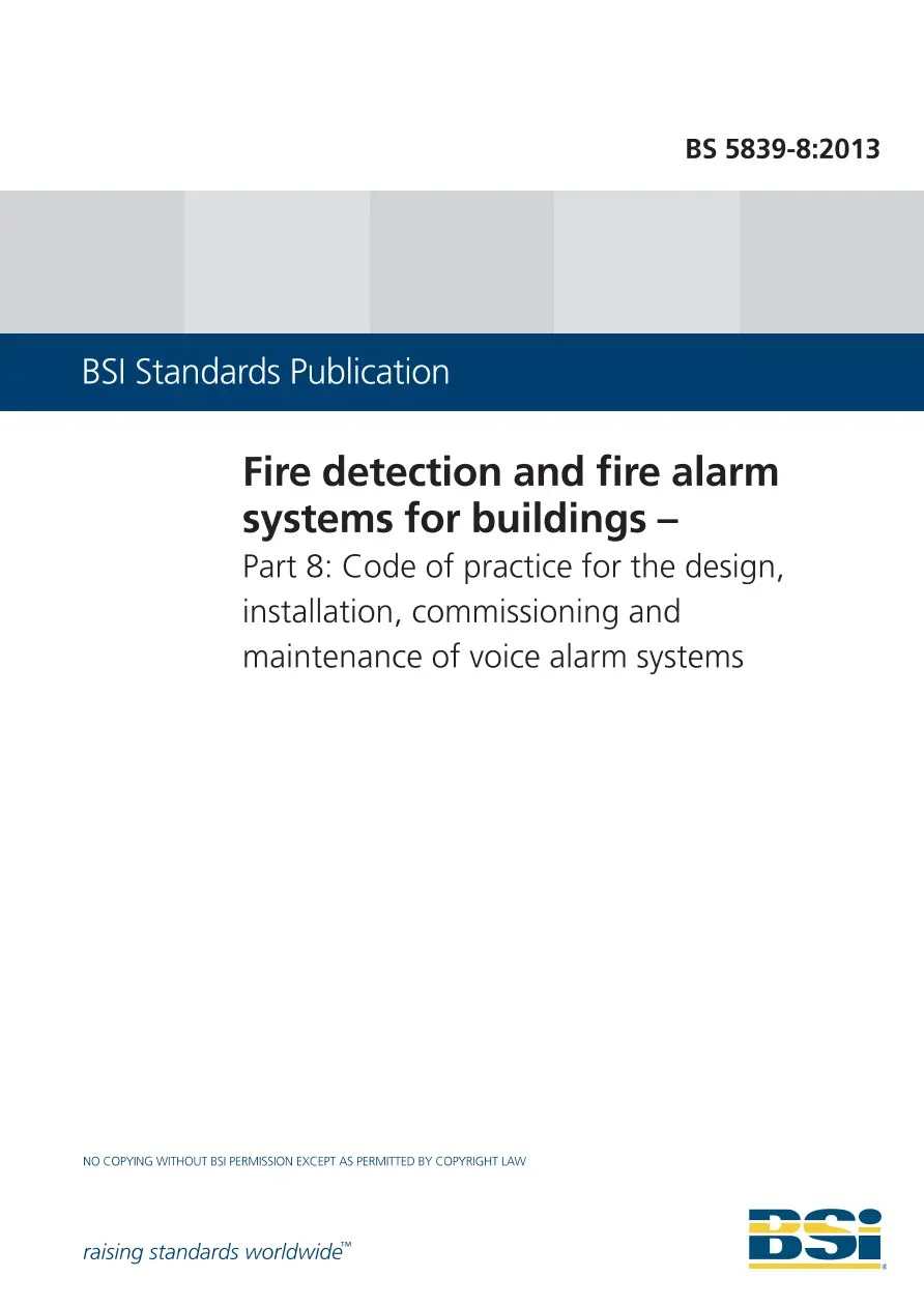 BS 5839-8:2013 BS 5839-8:2013 pdf