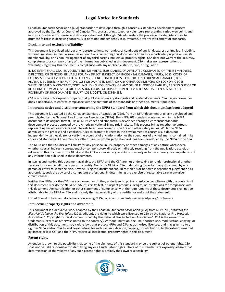 CSA Z462-18 CSA Z462-18 pdf