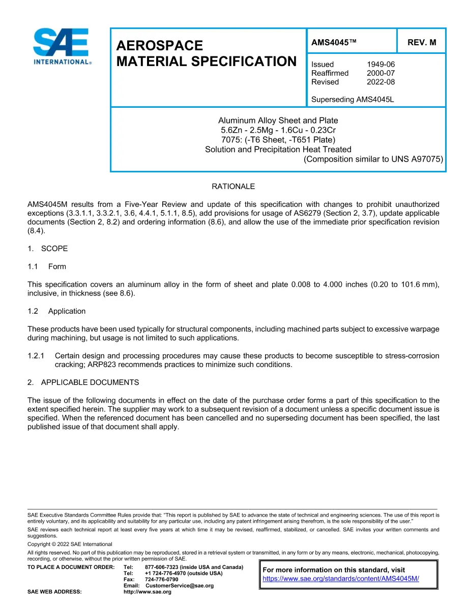 SAE AMS4045M SAE AMS4045M pdf