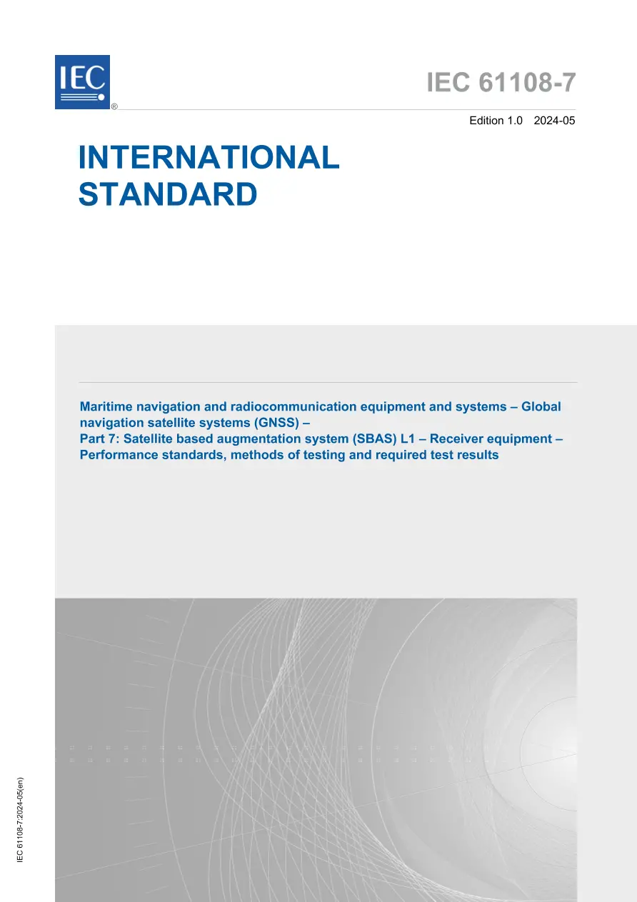 IEC 61108-7 Ed. 1.0 en:2024 pdf