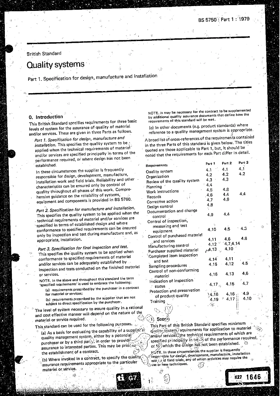 BS 5750-1:1979 BS 5750-1:1979 pdf