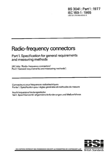 BS 3041-1:1977 BS 3041-1:1977 pdf