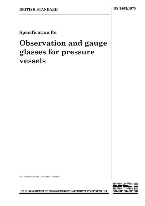 BS 3463:1975 BS 3463:1975 pdf