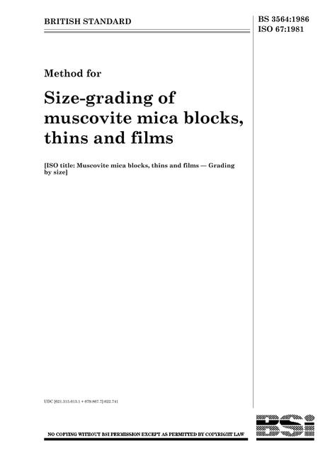 BS 3564:1986 pdf