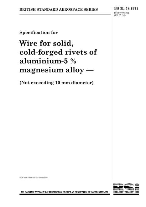 BS 3L 58:1971 BS 3L 58:1971 pdf