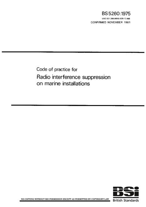 BS 5260:1975 BS 5260:1975 pdf