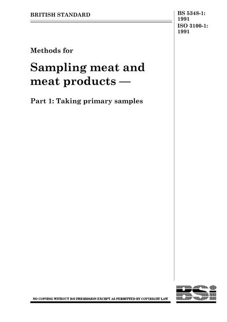 BS 5348-1:1991 BS 5348-1:1991 pdf