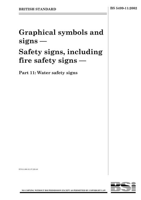 BS 5499-11:2002 BS 5499-11:2002 pdf