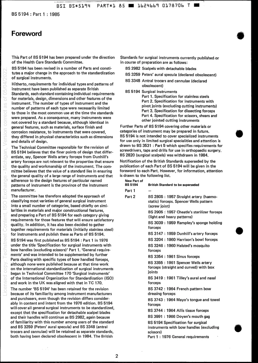BS 5194-1:1985 BS 5194-1:1985 pdf