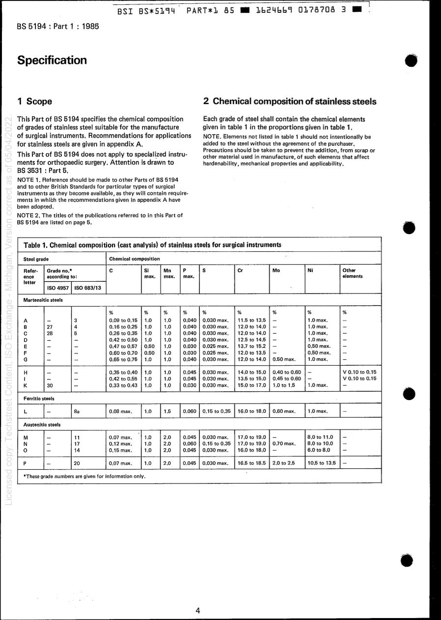 BS 5194-1:1985 BS 5194-1:1985 pdf