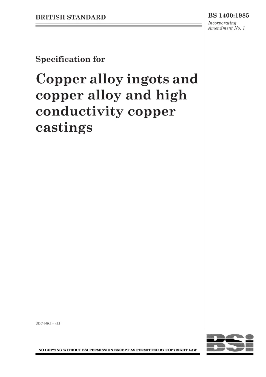 BS 1400:1985 pdf