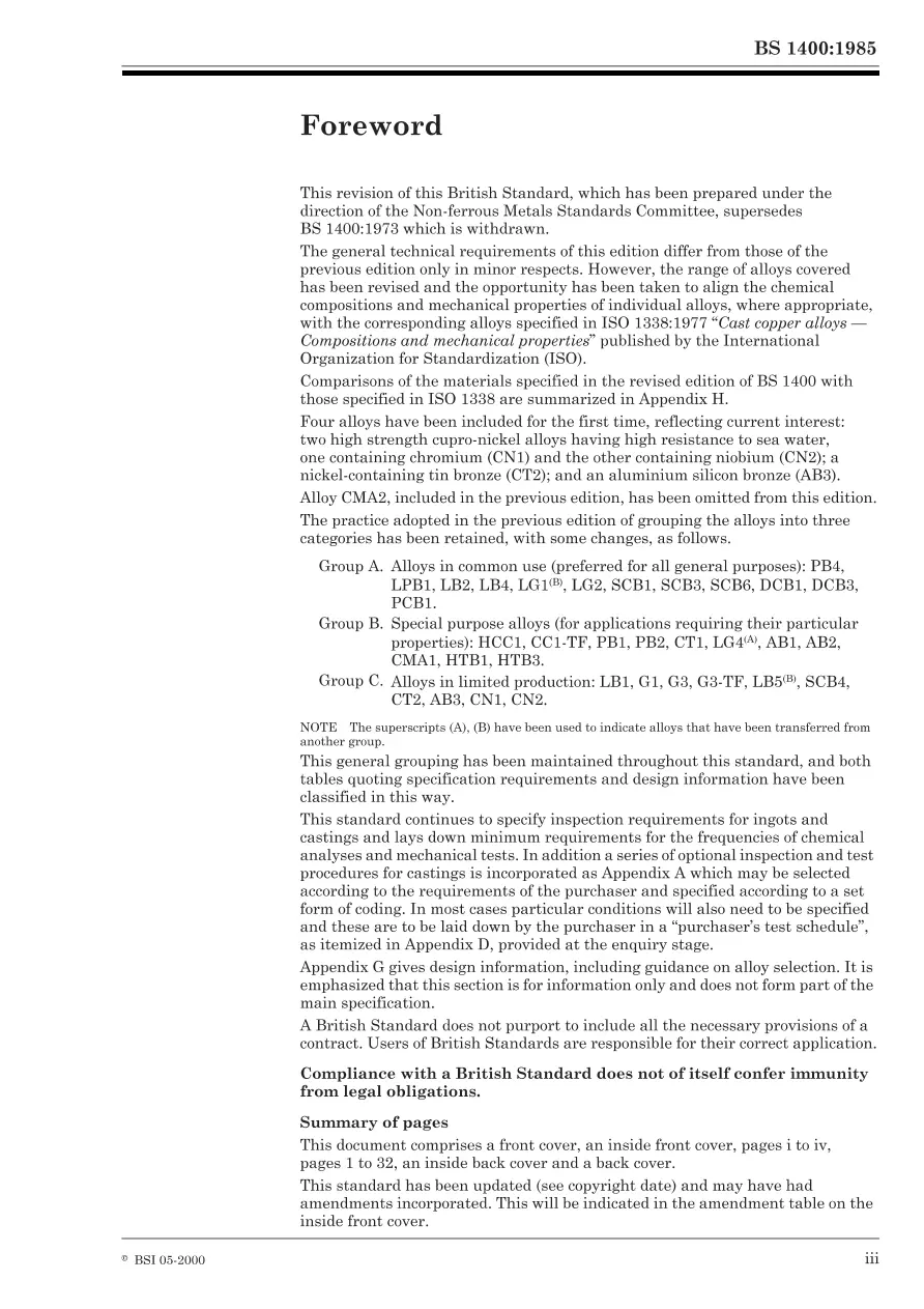 BS 1400:1985 pdf