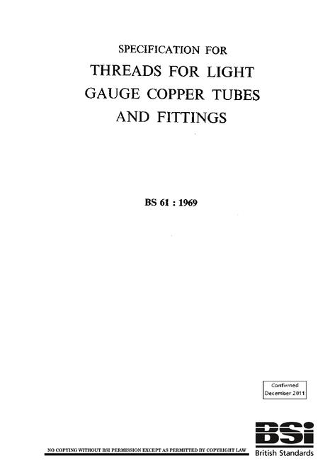 BS 61:1969 BS 61:1969 pdf