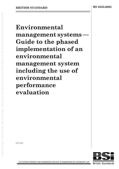 BS 8555:2003 pdf