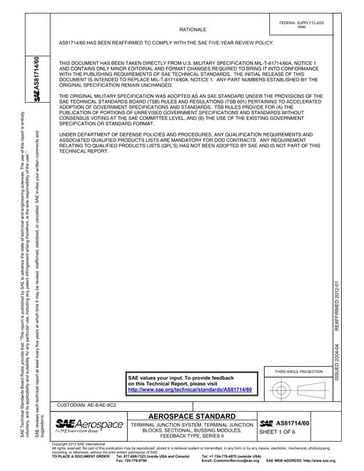 SAE AS81714/60 pdf