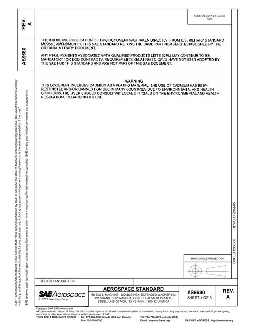 SAE AS9680A SAE AS9680A pdf