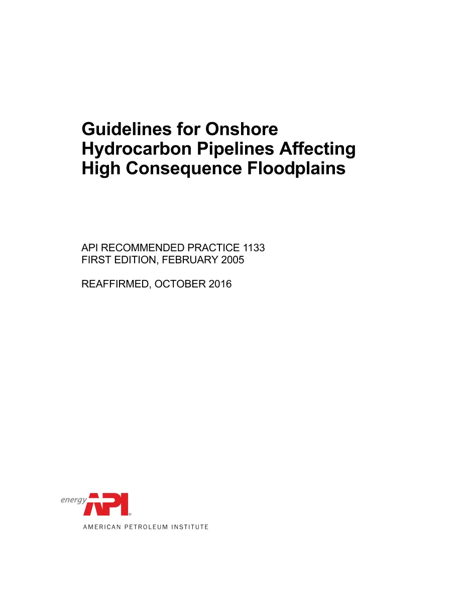 API RP 1133 (R2016) API RP 1133 (R2016) pdf
