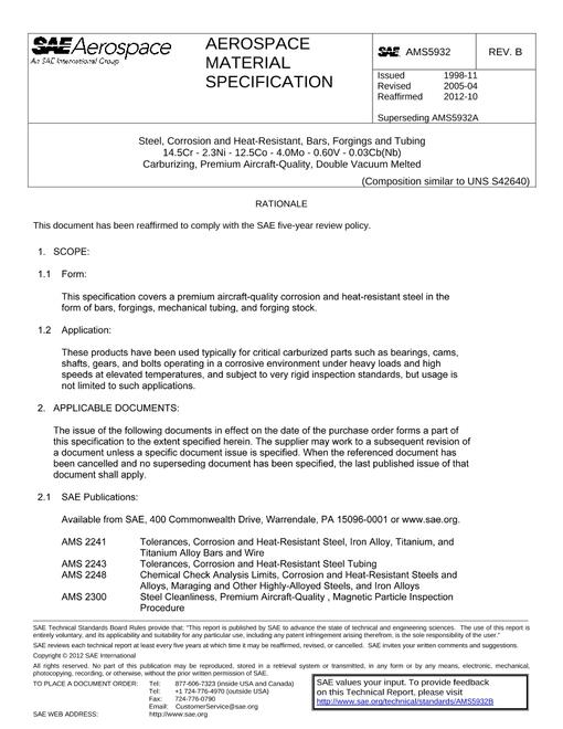 SAE AMS5932B pdf