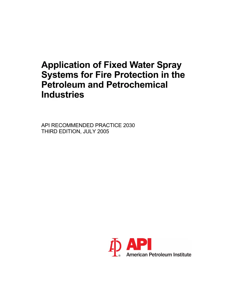 API RP 2030 (R2012) API RP 2030 (R2012) pdf