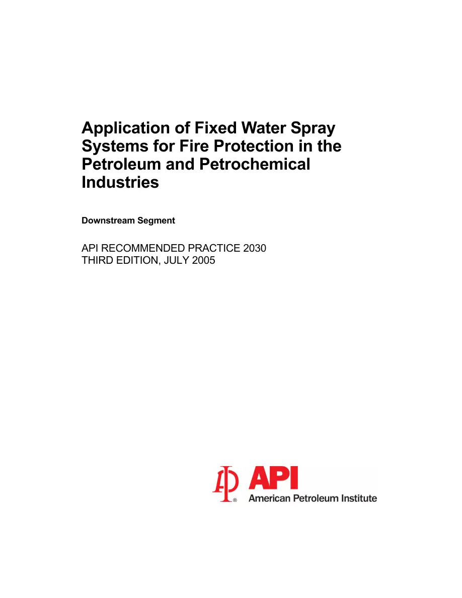 API RP 2030 (R2012) API RP 2030 (R2012) pdf
