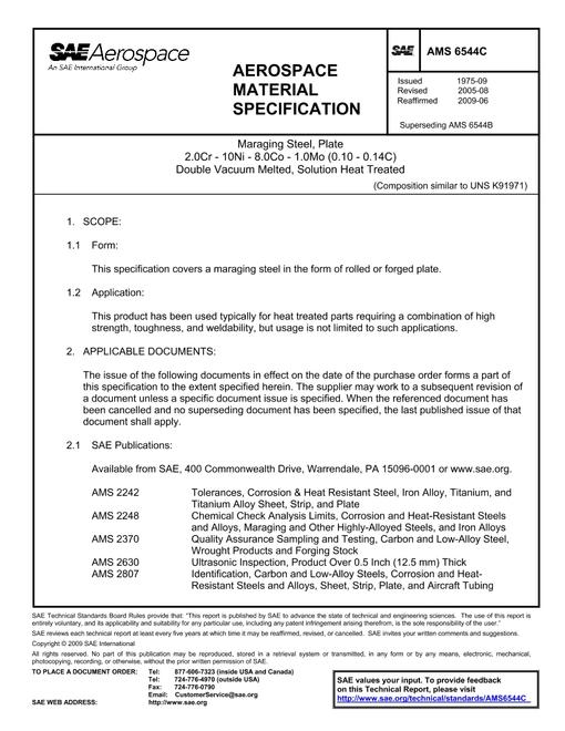 SAE AMS6544C SAE AMS6544C pdf