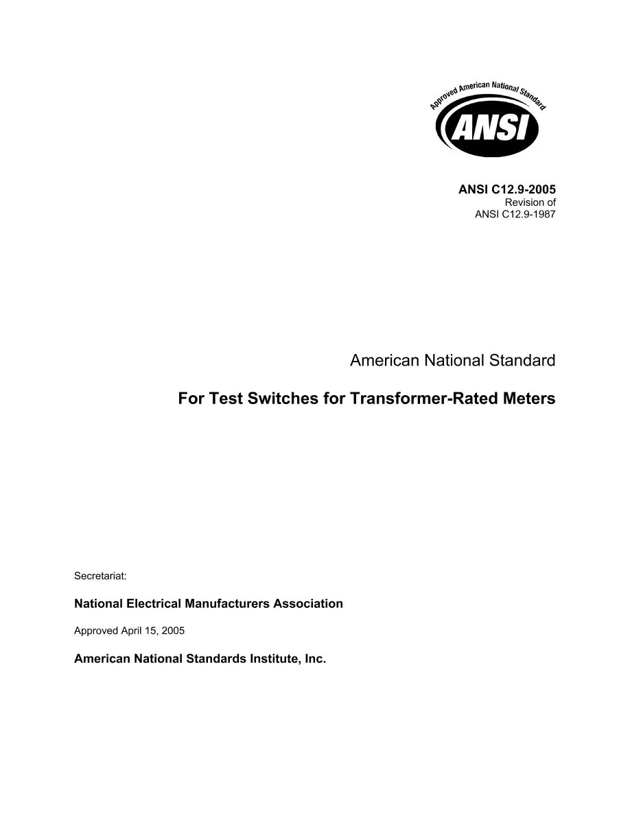 ANSI C12.9-2005 ANSI C12.9-2005 pdf