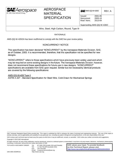 SAE AMSQQW428/2A SAE AMSQQW428/2A pdf